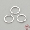 925 Sterling Silver Round Rings STER-S002-58-1