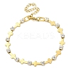 304 Stainless Steel Crystal Rhinestone Link Chain Bracelets for Women BJEW-G712-13B-02-1