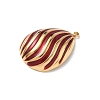 304 Stainless Steel Enamel Pendants STAS-P453-14G-03-2