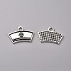 Tibetan Style Alloy Pendants TIBEP-WH0002-18AS-1