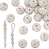 20Pcs Polymer Clay Rhinestone Beads RB-PH0001-47-1
