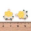Alloy Enamel Pendants ENAM-T022-61C-3