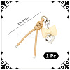 1Pc Imitation Leather Keychain AJEW-CL0001-09C-2