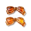 Imitation Amber Transparent Acrylic Beads MACR-D071-02A-3