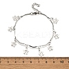 304 Stainless Steel Star Charm Bracelets BJEW-R021-02P-5