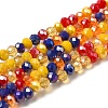 Glass Beads Strands EGLA-A034-M4mm-47-4