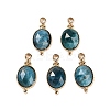 Natural Apatite Faceted Pendans KK-L218-003G-01-1