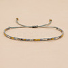 Bohemian Braided Adjustable Glass Seed Beaded Bracelets LS-EX8332-5-1