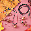 DIY Acorn Locket Necklace Making Kit WOOD-SC0001-59B-4
