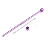 DIY Alloy Beadable Crochet Hooks LS-AJEW-A064-02B-2