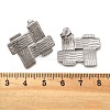 304 Stainless Steel Stud Earrings for Women LS-EJEW-K306-26P-5