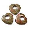 Natural Unakite Pendants G-F708-04G-1