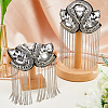 2Pcs Detachable Iron Tassel Epaulettes FIND-FH0005-43B-5