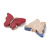 10Pcs 5 Colors Alloy Acrylic Pendants MACR-YW0002-56-2
