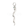 Brass Micro Pave Cubic Zirconia Pendants KK-V007-007P-01-1