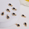 5Pcs Brass Micro Pave Cubic Zirconia Charms ZIRC-SZ0002-15B-3