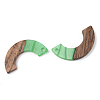 Opaque Resin & Walnut Wood Pendants LS-RESI-S389-007A-C03-2
