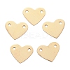 Ion Plating(IP) 304 Stainless Steel Stamping Blank Tag Pendants STAS-I311-17B-G-2
