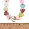 Acrylic Beads & CCB Plastic Beads Beaded Necklaces for Women AC-NJEW-JN06383-4