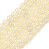 Natural Lemon Quartz(Heated) Beads Strands G-B167-A11-6mm-2