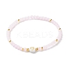 Glass Beads Stretch Bracelets BJEW-JB06576-01-1
