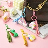 PVC Rainbow/Unicorn/Dinosaur Keychains KEYC-YW00007-5
