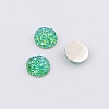 Druzy Resin Cabochons LS-RESI-WH0026-03A-02-1