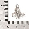 Anti-Tarnish 304 Stainless Steel Pendants STAS-M075-20P-3