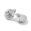 Non-Tarnish 304 Stainless Steel Stud Earrings EJEW-P258-18P-2