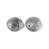 Natural Labradorite Connector Charms G-N326-149A-3