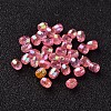 AB Color Plated Eco-Friendly Transparent Acrylic Barrel Beads TACR-L002-4mm-02-1