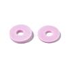 Flat Round Handmade Polymer Clay Beads CLAY-R067-10mm-26-6