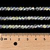 Electroplate Glass Beads Strands EGLA-D030-13-4