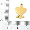 304 Stainless Steel Pendants STAS-F315-01G-3