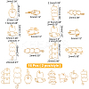 8 Styles Alloy Open Back Bezel Animal Theme Pendants PALLOY-AR0001-17-5