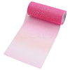 10 Yards Rainbow Color Polyester Tulle Fabric Rolls OCOR-WH0082-136E-1