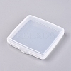 Transparent Polypropylene (PP) Bead Storage Containers Boxes CON-WH0070-04-1