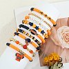 1 Set Handmade Polymer Clay Heishi Beads Stretch Bracelets Set BJEW-SZ0002-67A-01-5