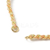Braided Cotton Cord Bracelet Making MAK-L043-02G-03-2
