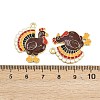 Thanksgiving Theme Alloy Enamel Pendants FIND-I065-04H-G-3