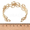 Boho 304 Stainless Steel Hollow Link Cuff Bangles SA-CBA1E89-01C-G-5