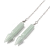 Natural & Synthetic Gemstone Pointed Dowsing Pendulums G-Q184-04P-2