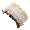 12 Constellation Natural Mixed Gemstone Chip Beaded Stretch Bracelets Sets for Women Men BJEW-JB10264-07-2