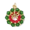 Glass Pendants PALLOY-MZ01027-1