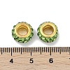 Alloy Rhinestone Clay Pave Beads ALRI-D300-04G-15-3