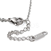 Roman Numerals Stainless Steel Link Bracelets BJEW-L689-01P-3