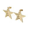 Ion Plating(IP) 201 Stainless Steel Stud Earrings EJEW-K270-25G-1