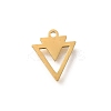 304 Stainless Steel Charms STAS-S144-01G-F-1