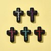5Pcs 5 Colors Silicone Beads SIL-FS0001-06B-1