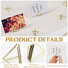 38Pcs Mini Iron Place Card Holders AJEW-CP0007-81G-6